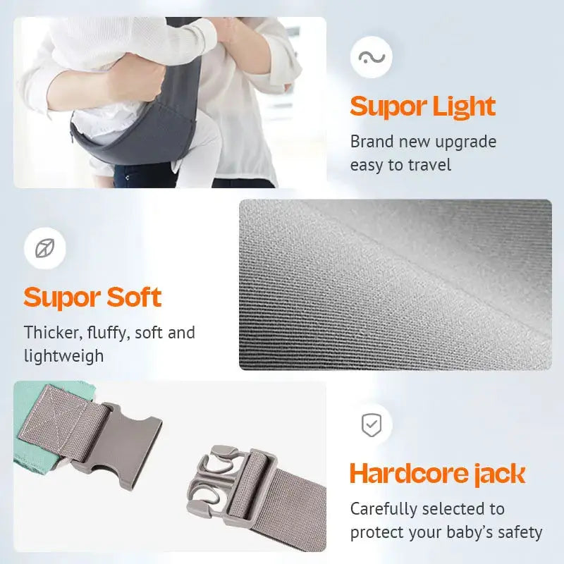 Baby Carrier Side Sling 3-36 Months | Lightweight & Ergonomic Baby Bumpers