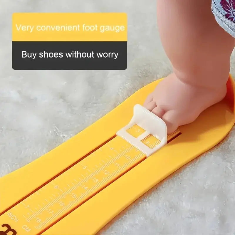 Kids Foot Measurement Gauge – Accurate Shoe Sizer for Infants & Toddlers Baby Bumpers