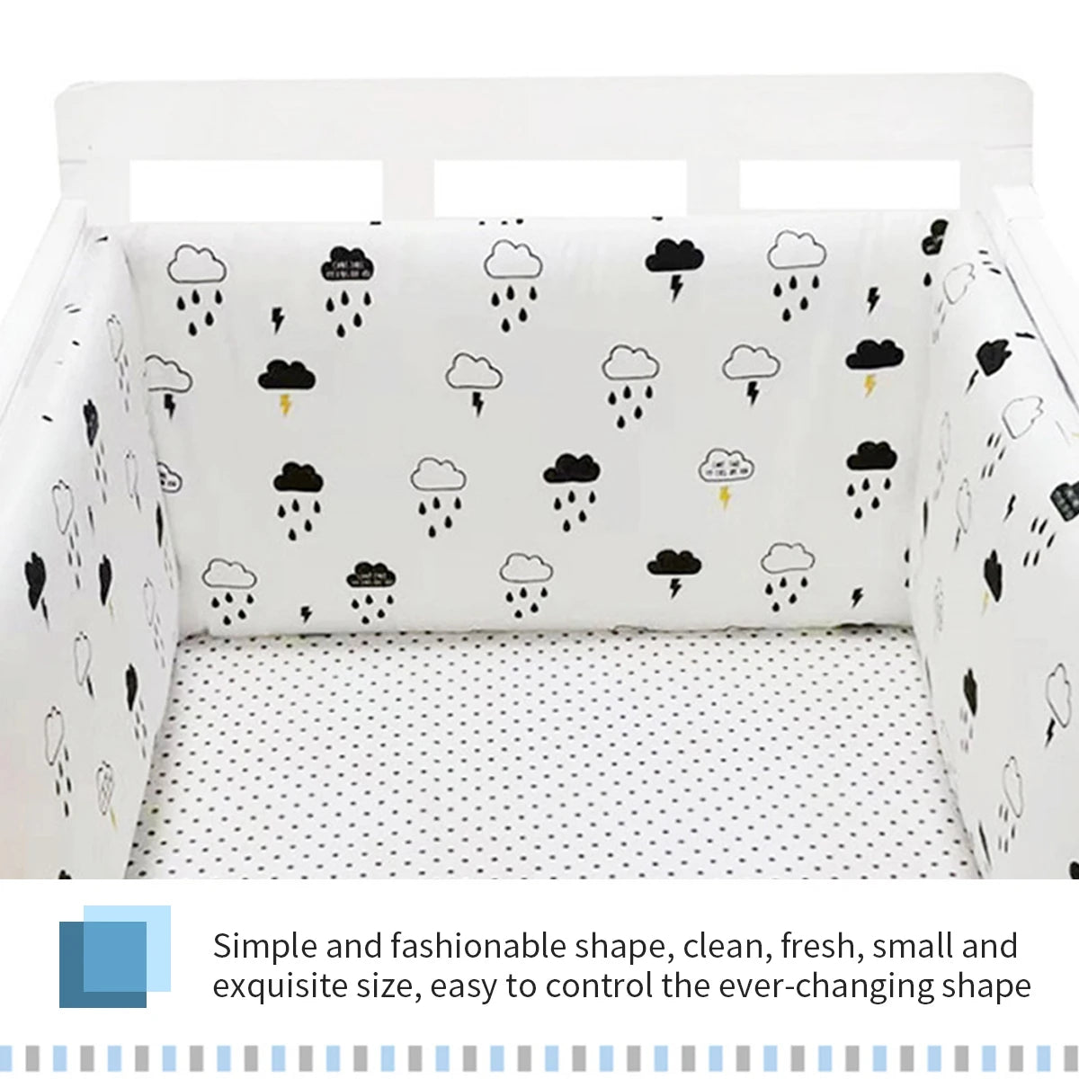 Baby Cot Bed Cushion Barriers