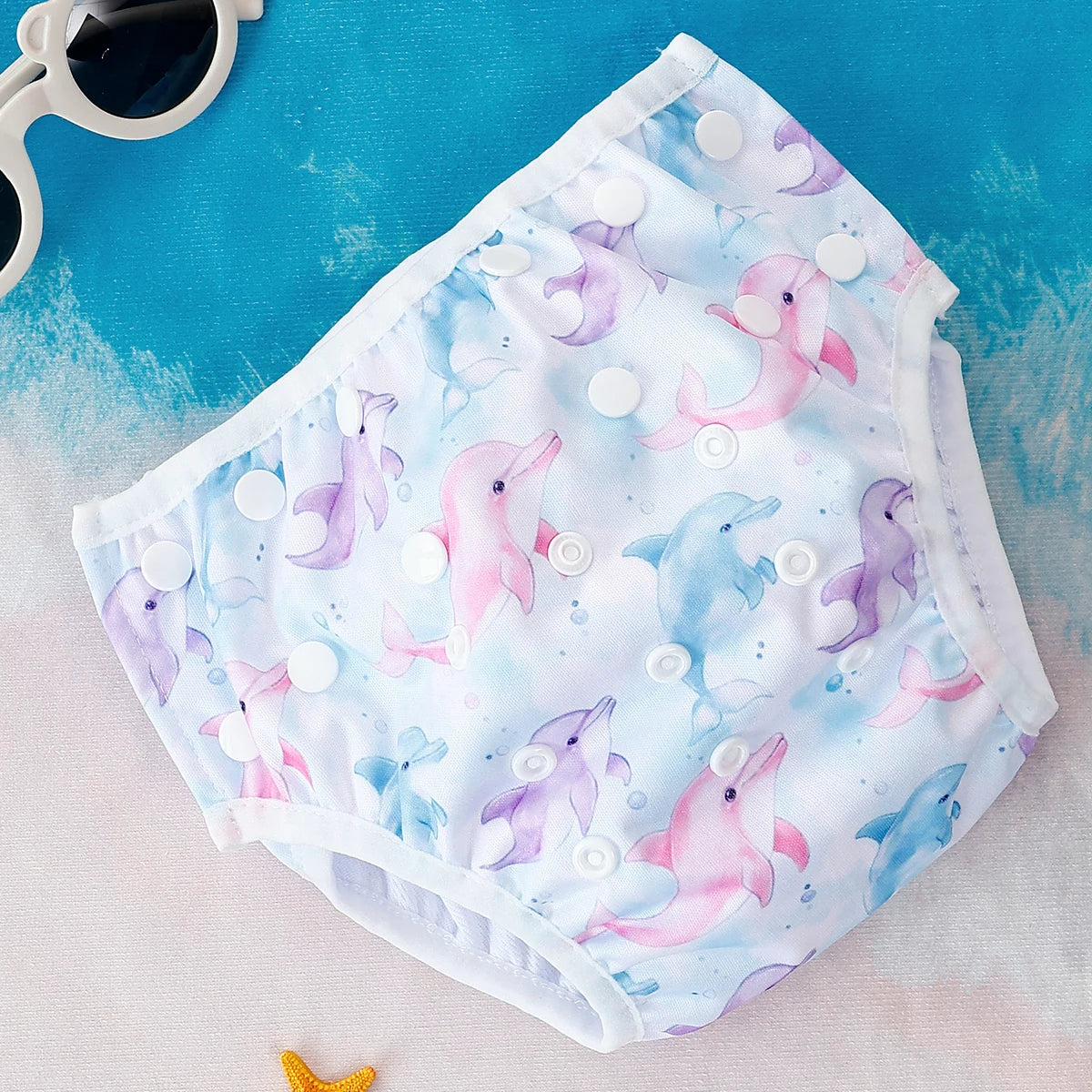 Baby Swim Diapers – Washable & Adjustable Fit