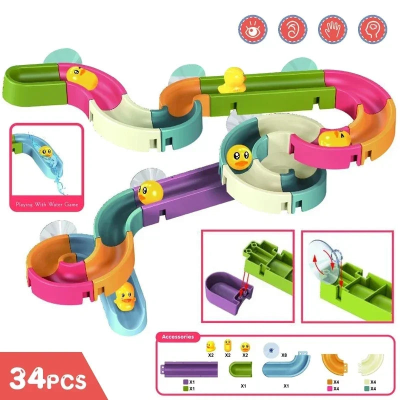 Baby Bath Track Slide Toy – Build & Play Water Activity Set - image 10