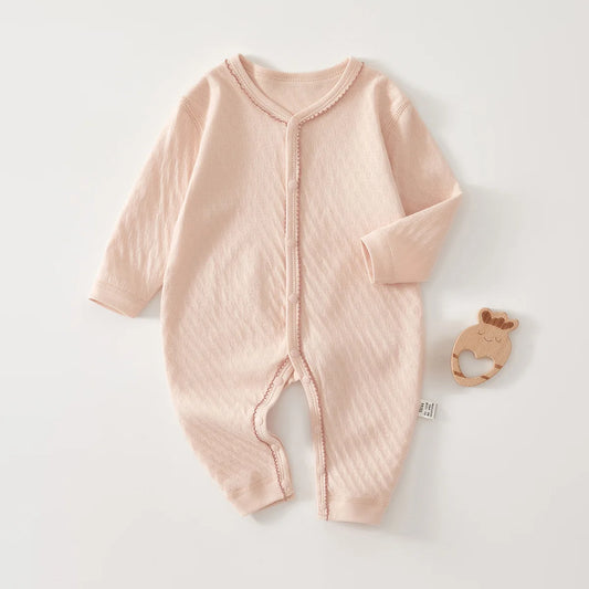 Pure Cotton Hooded Jumpsuit – Boneless Comfort for Newborns - image 2