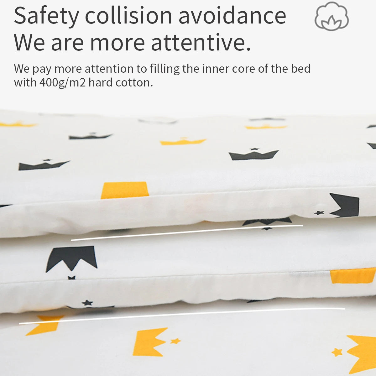 Baby Cot Bed Cushion Barriers