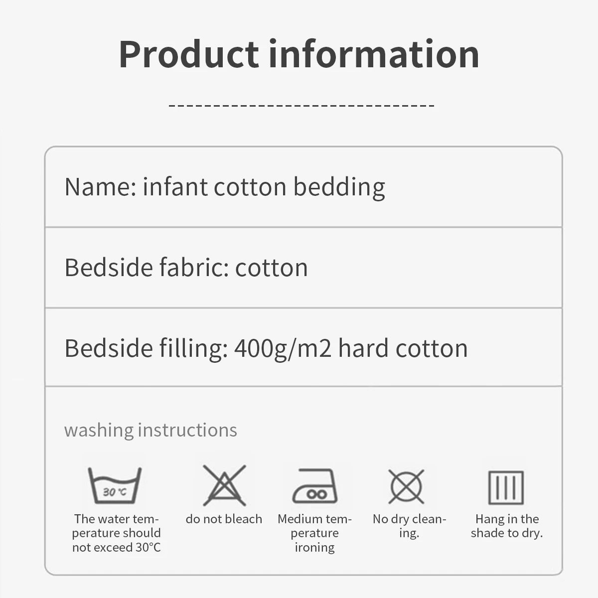 Baby Cot Bed Cushion Barriers