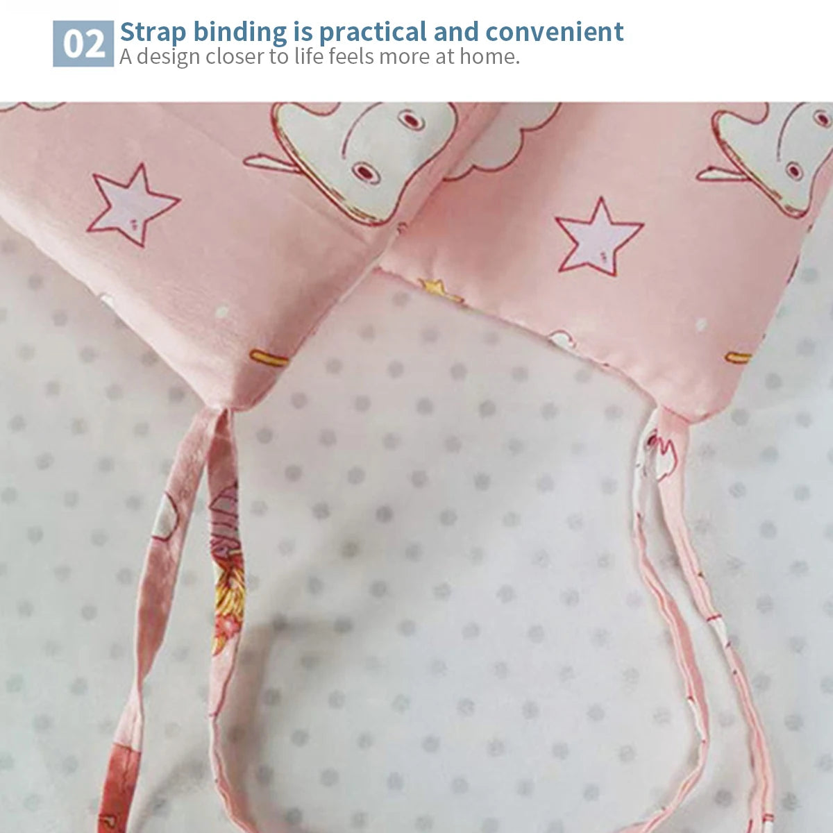 Baby Cot Bed Cushion Barriers