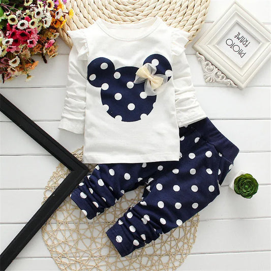 Toddler Girl 2-Piece Set – Cartoon Outfit