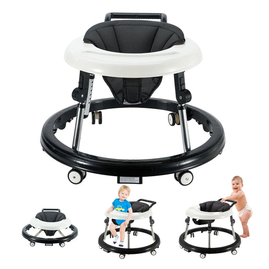 Fold, Adjust & Grow: The Ultimate 5-Height Baby Walker & Activity Center Baby Bumpers