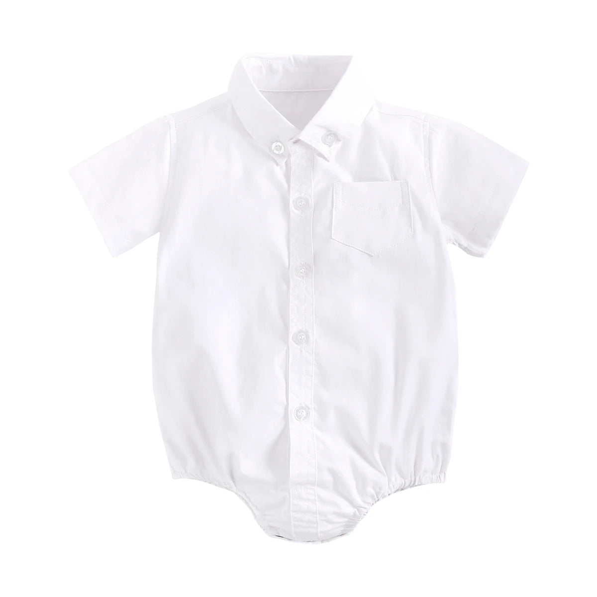 Baby Boy Plaid Bodysuit – Soft Summer Cotton Onesie