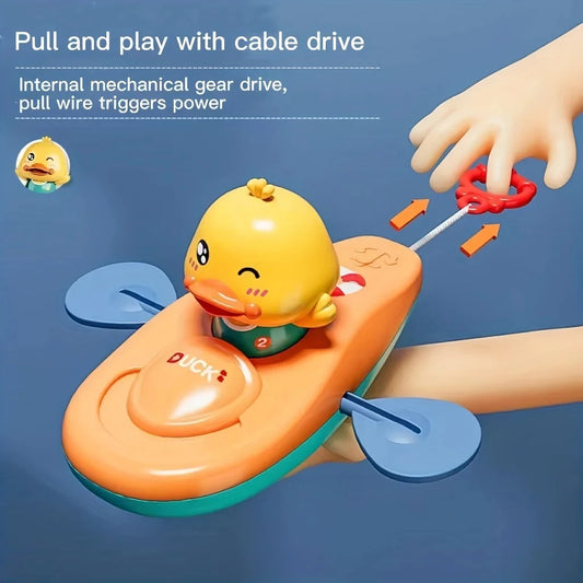 Baby Bath Toy Set – Cute Ducks, Piglets, Cows Water Spraying Interactive Play