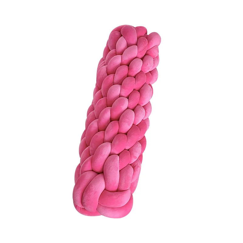 Soft Twisted Knot Nursery Cushion - CozyKnot™