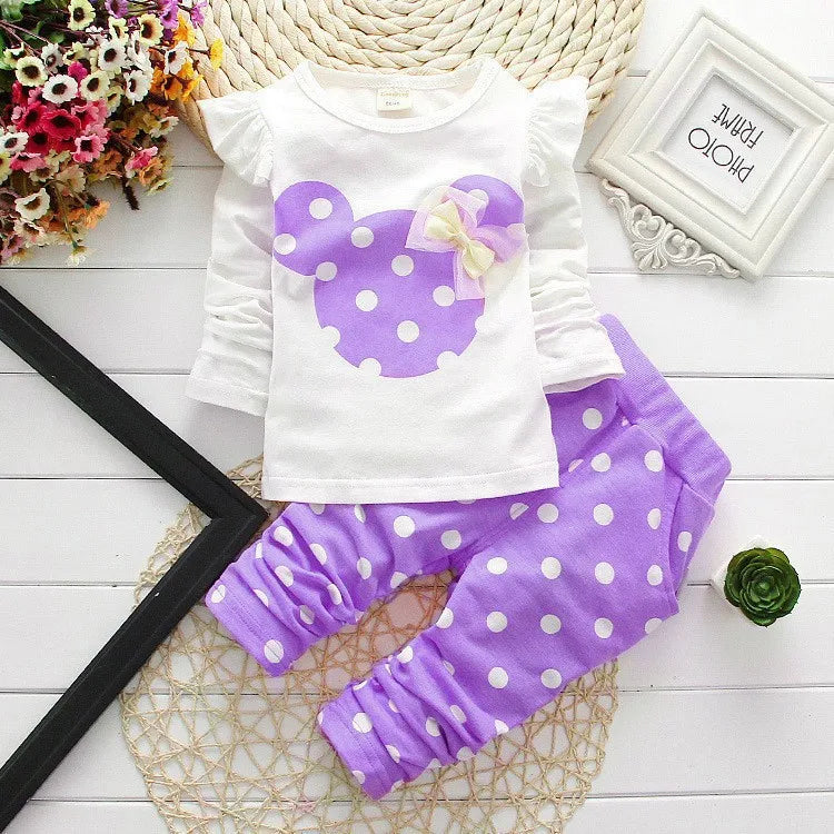 Toddler Girl 2-Piece Set – Cartoon Outfit