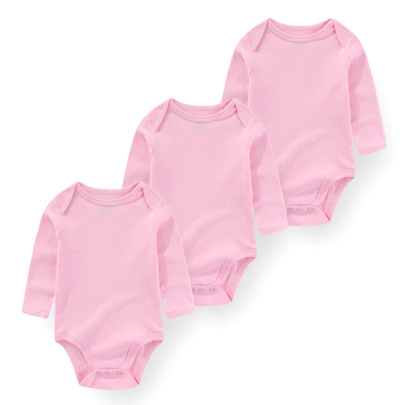 Newborn Cotton Bodysuit 3-Pack – Soft Everyday Onesies - image 9
