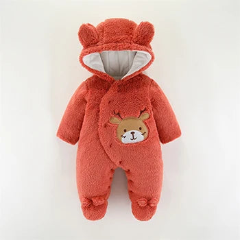 Baby Christmas Elk Romper – Cosy Holiday Jumpsuit