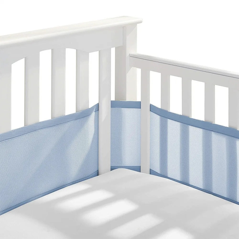 Breathable Mesh Baby Crib Guard - AirGuard™