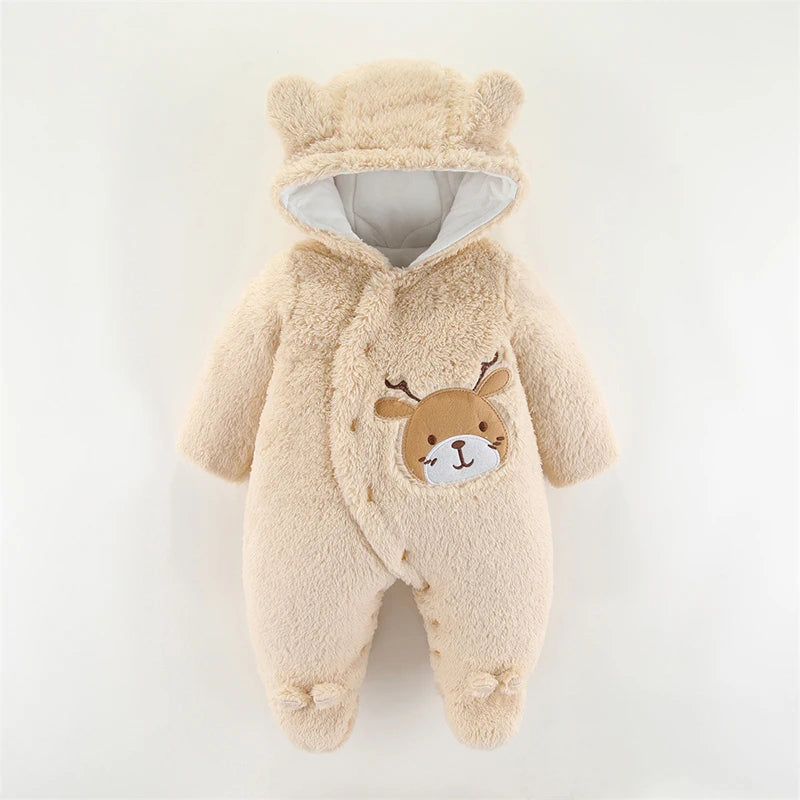 Baby Christmas Elk Romper – Cosy Holiday Jumpsuit