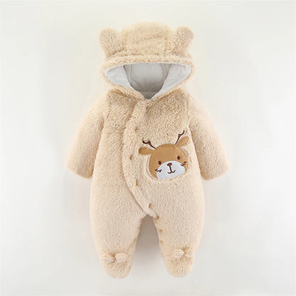 Baby Christmas Elk Romper – Cosy Holiday Jumpsuit