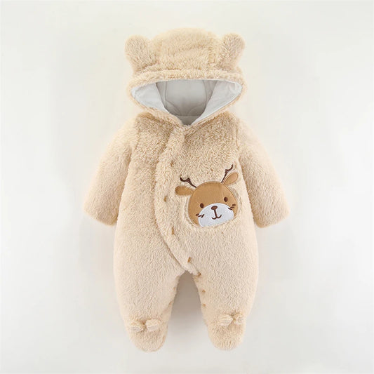 Baby Christmas Elk Romper – Cosy Holiday Jumpsuit