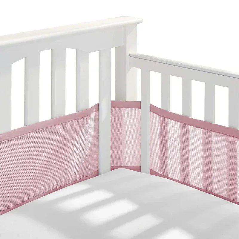 Breathable Mesh Baby Crib Guard - AirGuard™