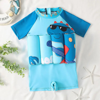 Kids Buoyancy Swimsuit – Safe Cartoon Float Swimwear - image 12