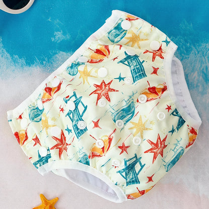Baby Swim Diapers – Washable & Adjustable Fit