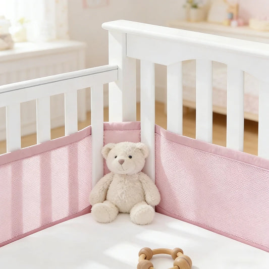 Breathable Mesh Baby Crib Guard - AirGuard™