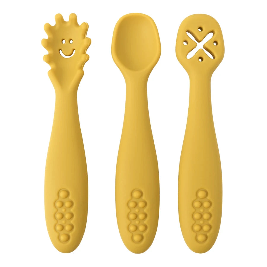 Baby Silicone Spoon Set for Safe Feeding and Weaning - image 8