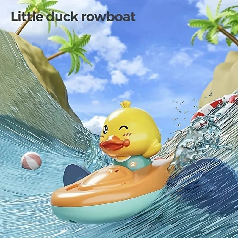 Baby Bath Toy Set – Cute Ducks, Piglets, Cows Water Spraying Interactive Play - image 3