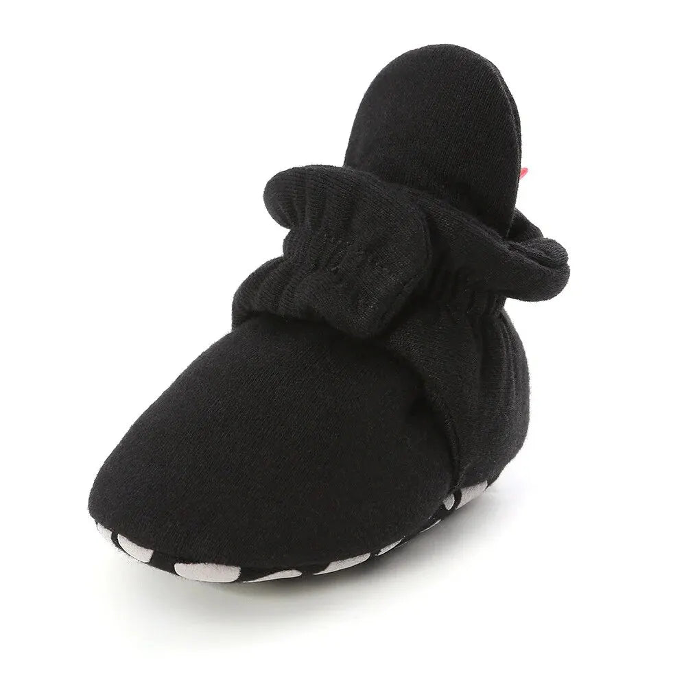 Baby First Walker Shoes – Soft Anti-Slip Star Booties