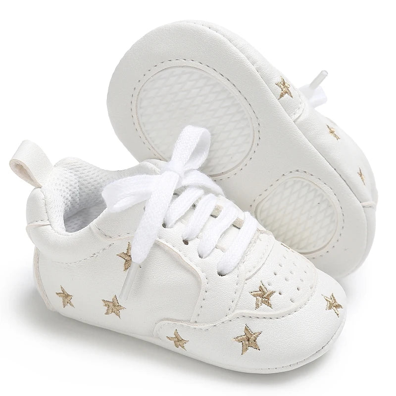 Baby Girl Soft Sole Crib Shoes - First Walker - image 18