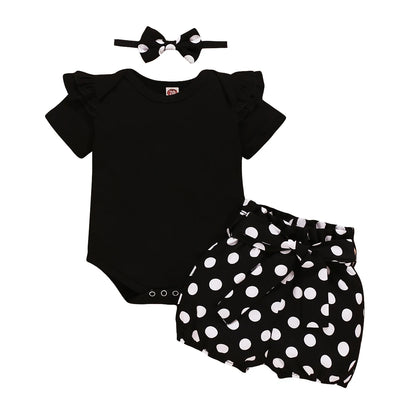 Baby Girl Summer Set – 3-Piece Outfit