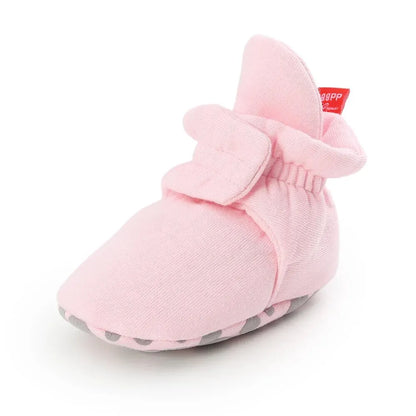 Baby First Walker Shoes – Soft Anti-Slip Star Booties