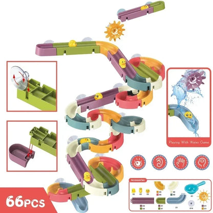 Baby Bath Track Slide Toy – Build & Play Water Activity Set - image 7