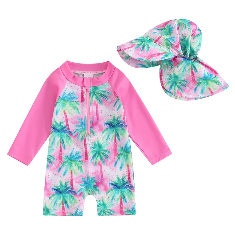 Baby Boys Rash Guard Set – Turtle & Dinosaur Print - image 12