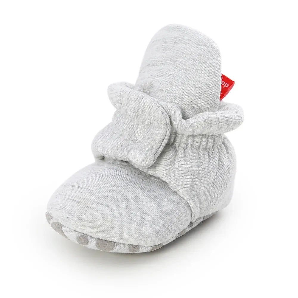 Baby First Walker Shoes – Soft Anti-Slip Star Booties