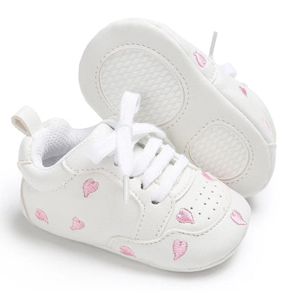 Baby Girl Soft Sole Crib Shoes - First Walker - image 14