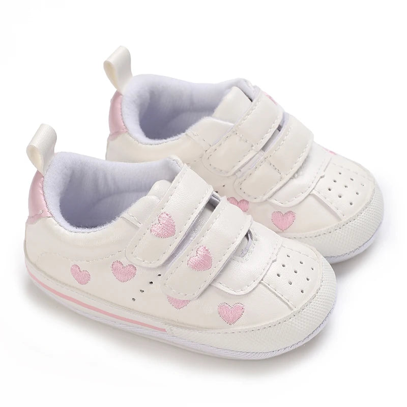 Baby Girl Soft Sole Crib Shoes - First Walker - image 7