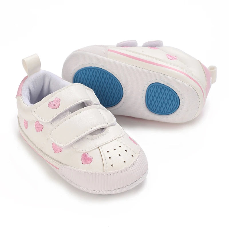 Baby Girl Soft Sole Crib Shoes - First Walker - image 11