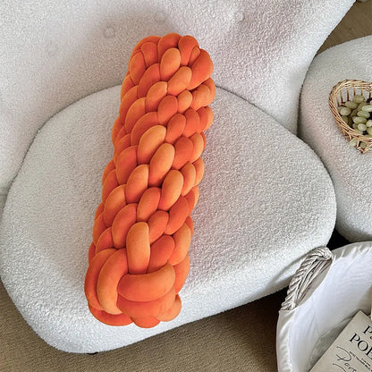Soft Twisted Knot Nursery Cushion - CozyKnot™