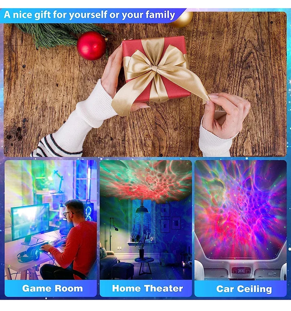 Astronaut Galaxy Star Projector Night-Light