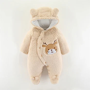 Baby Christmas Elk Romper – Cosy Holiday Jumpsuit