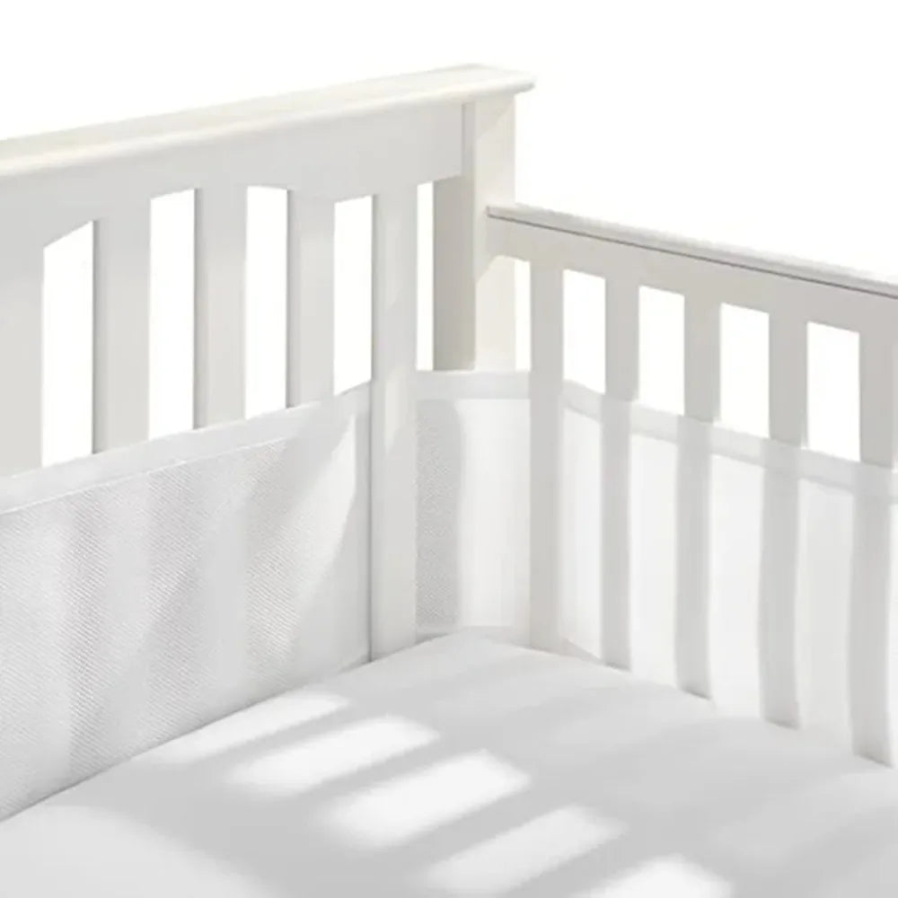Multi-Colour Breathable Baby Crib Bumper - CozyGuard Air™