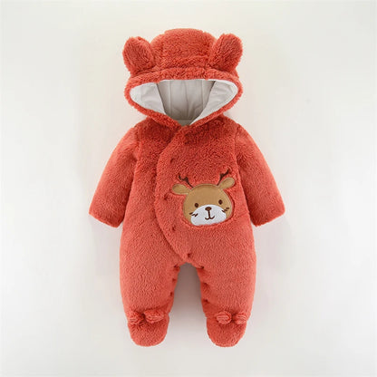 Baby Christmas Elk Romper – Cosy Holiday Jumpsuit