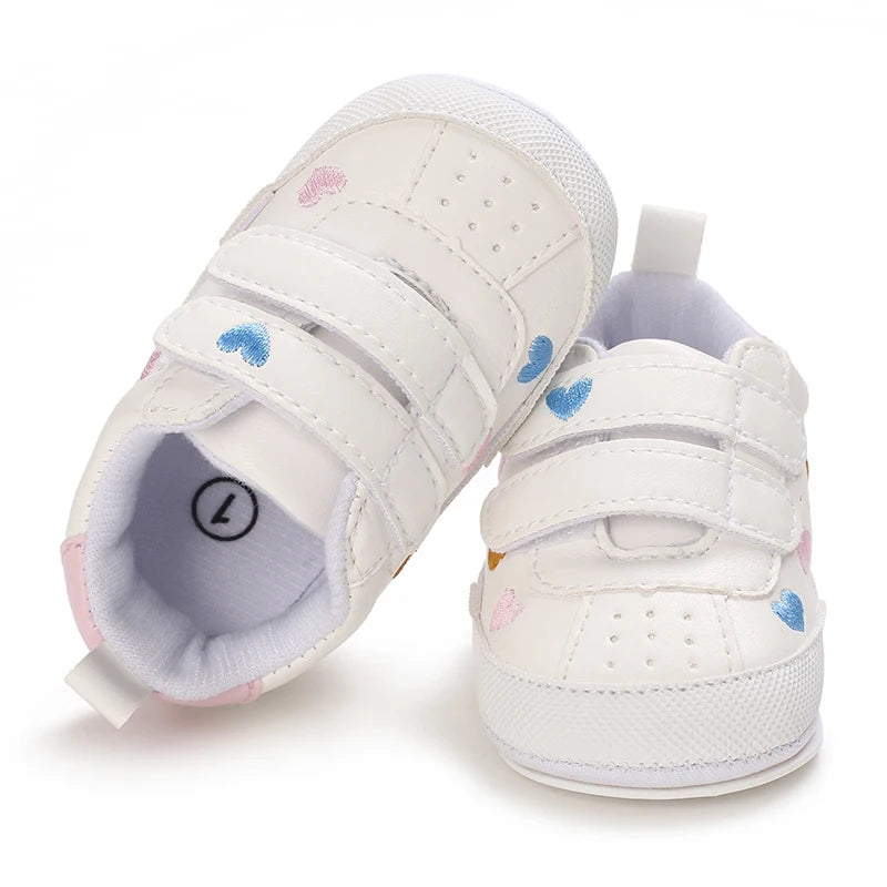 Baby Girl Soft Sole Crib Shoes - First Walker - image 4