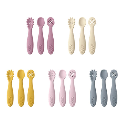 Baby Silicone Spoon Set for Safe Feeding and Weaning - image 6