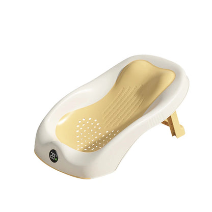 Folding Baby Bath Tub – Non-Slip Newborn Shower Support