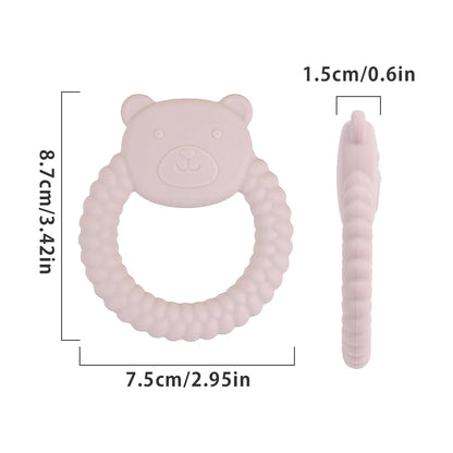 Baby Bear Teether BPA-Free – Gentle Gum Soothing Toy