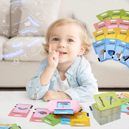 Talking Flash Cards Learning Toy for Toddlers - Screen-Free Preschool Education