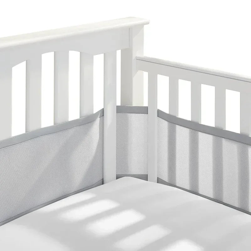 Breathable Mesh Baby Crib Guard - AirGuard™