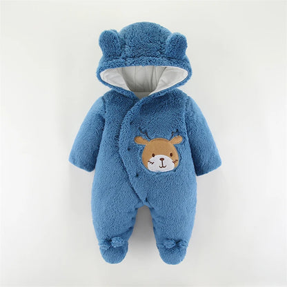 Baby Christmas Elk Romper – Cosy Holiday Jumpsuit