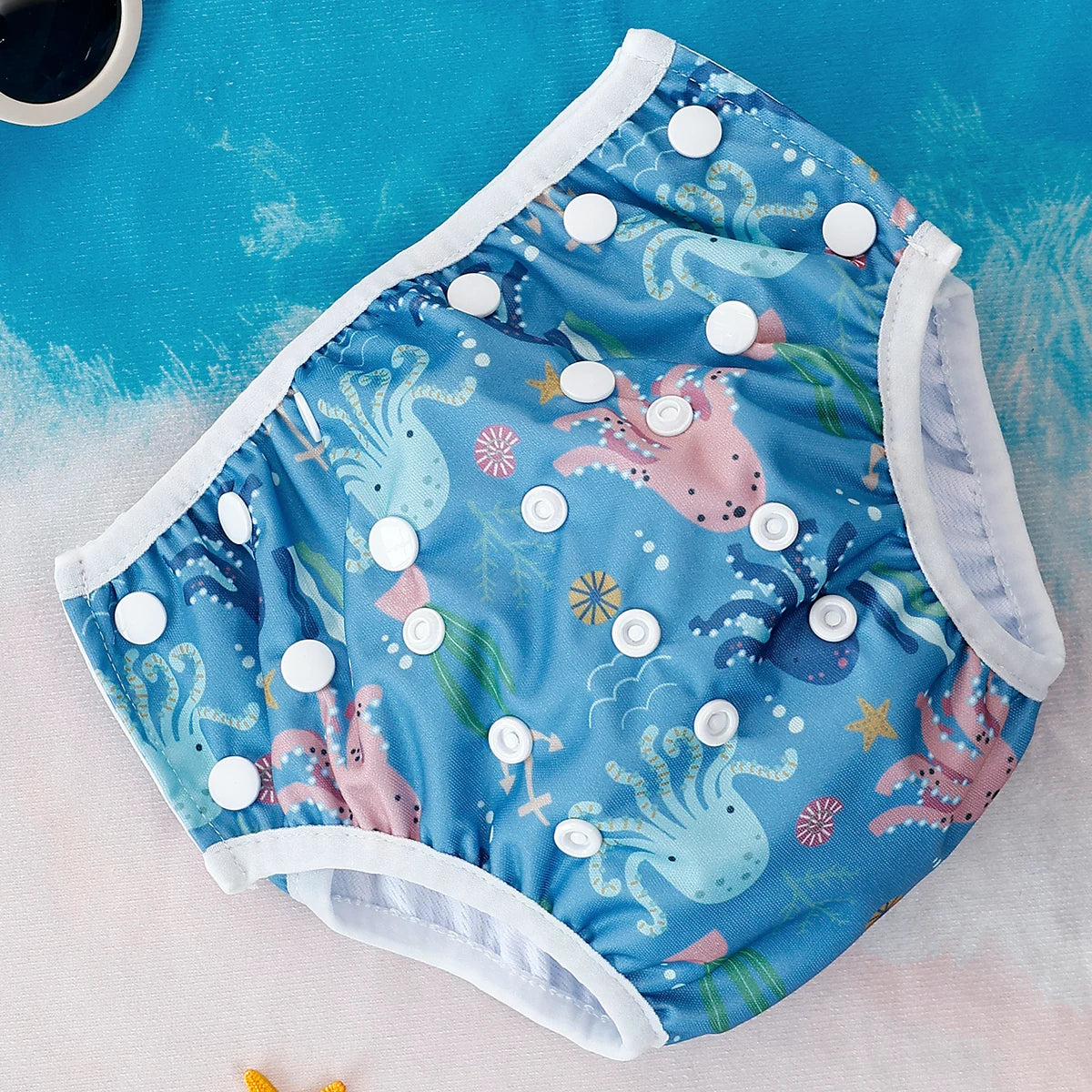 Baby Swim Diapers – Washable & Adjustable Fit